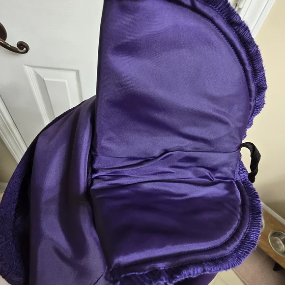 Purple Women's Dress with Jacket - Picture 10 of 14
